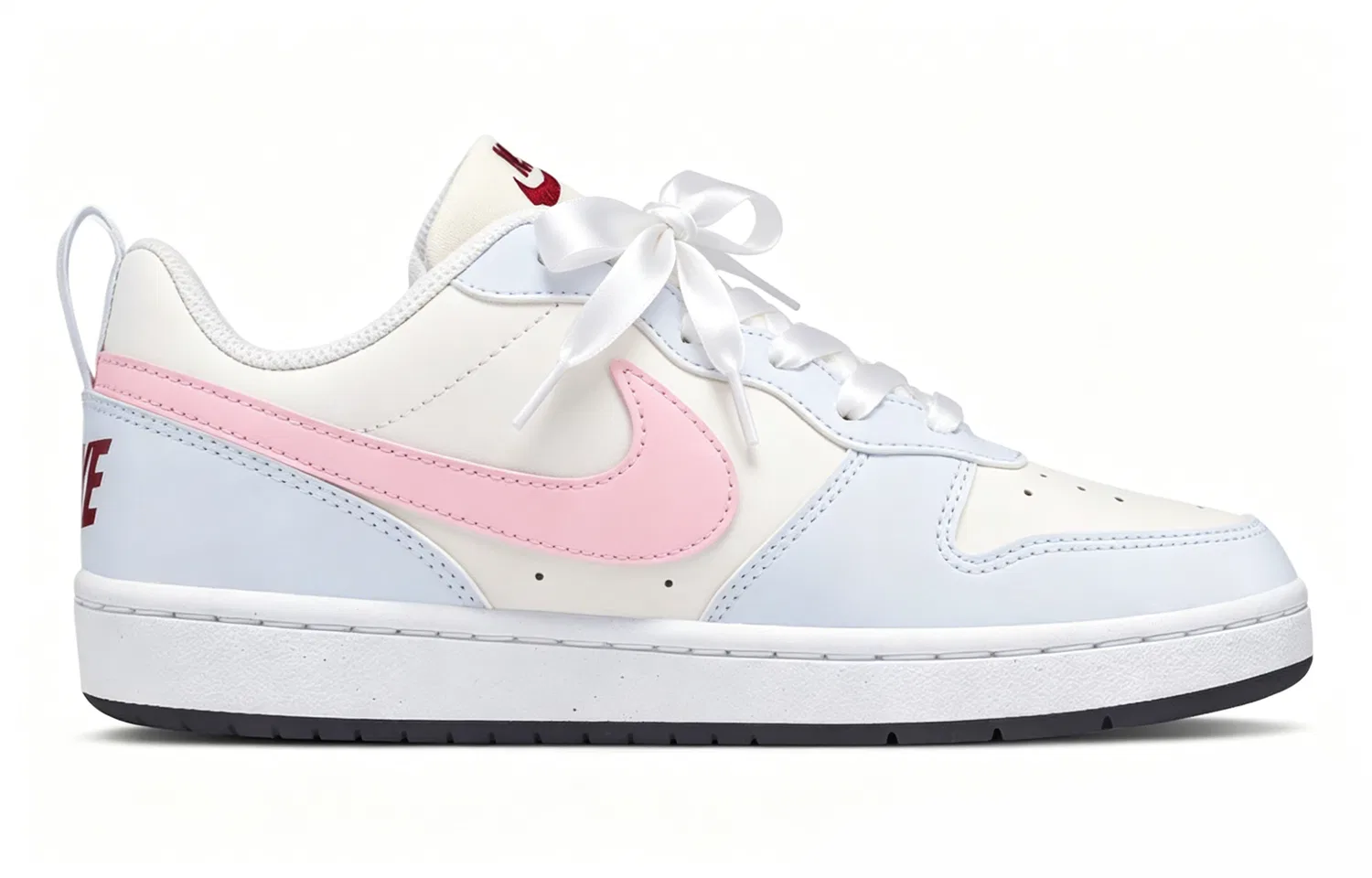 Кроссовки для скейтбординга Court Borough Maris Sal Meowth Leather Kids' Blue Unisex Nike, Light Blue — фото 3