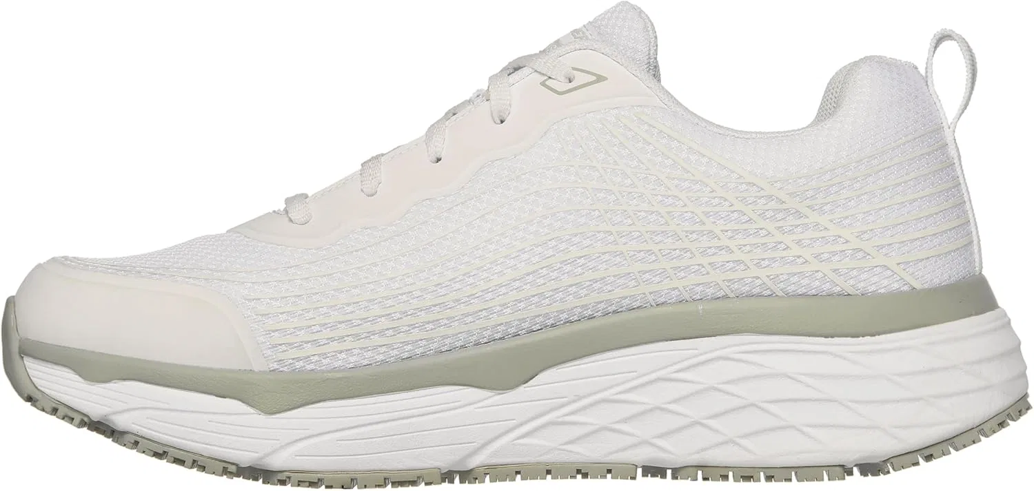 Мужские кроссовки Skechers Max Cushioning Elite Sr Rytas, White Textile Synthetic — фото 3