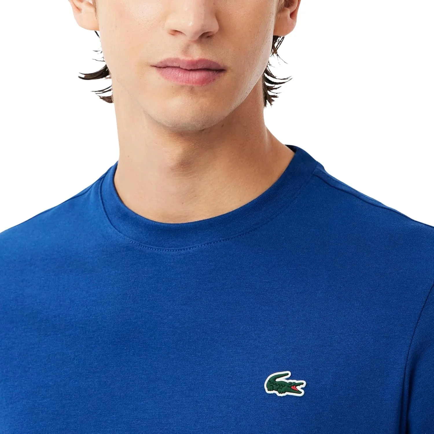 Футболка мужская Lacoste Sport Printed Ultra-Dry, с принтом, французский синий — фото 3