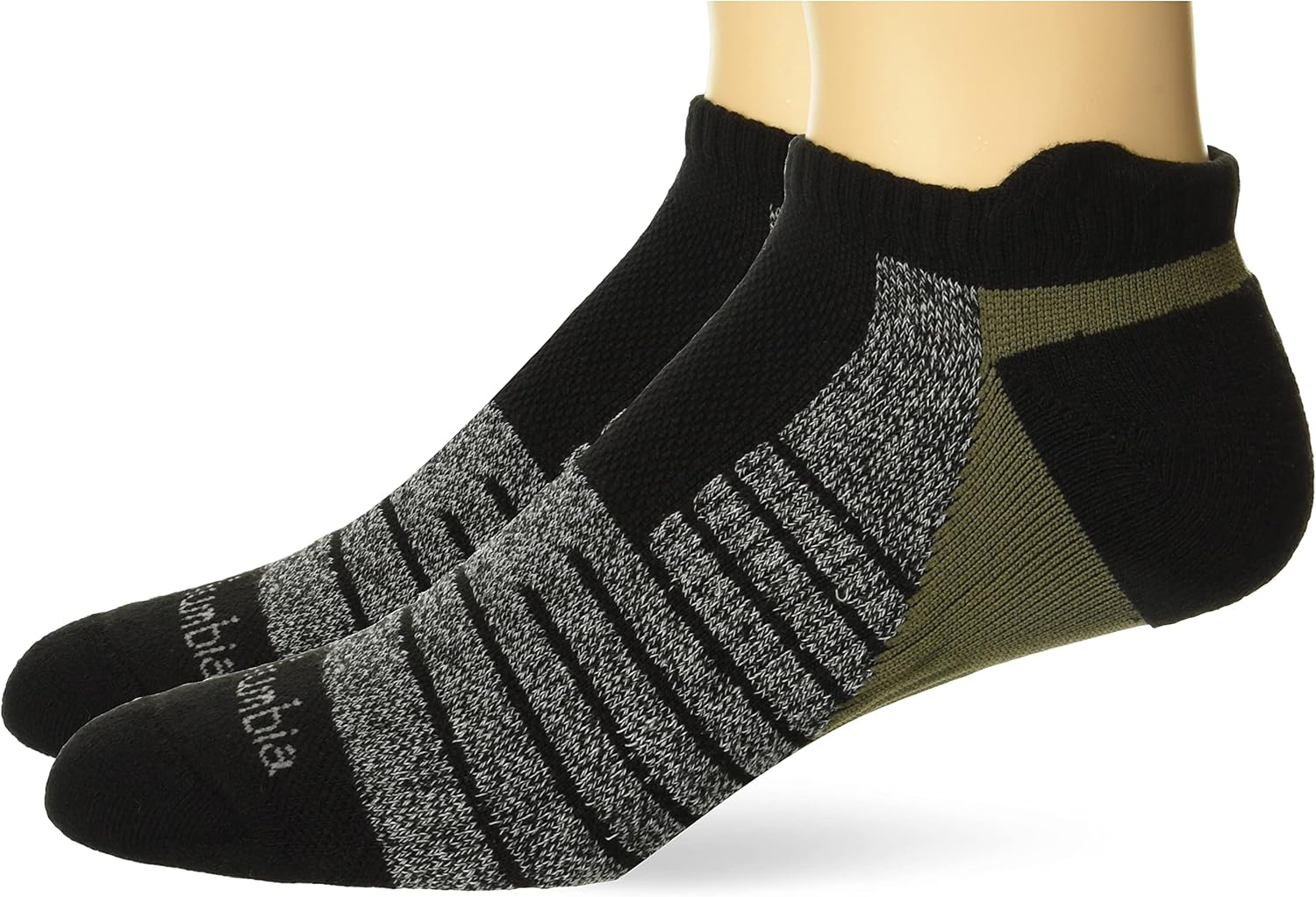 

Columbia мужские 2 упаковки легкие активные носки No Show, Black