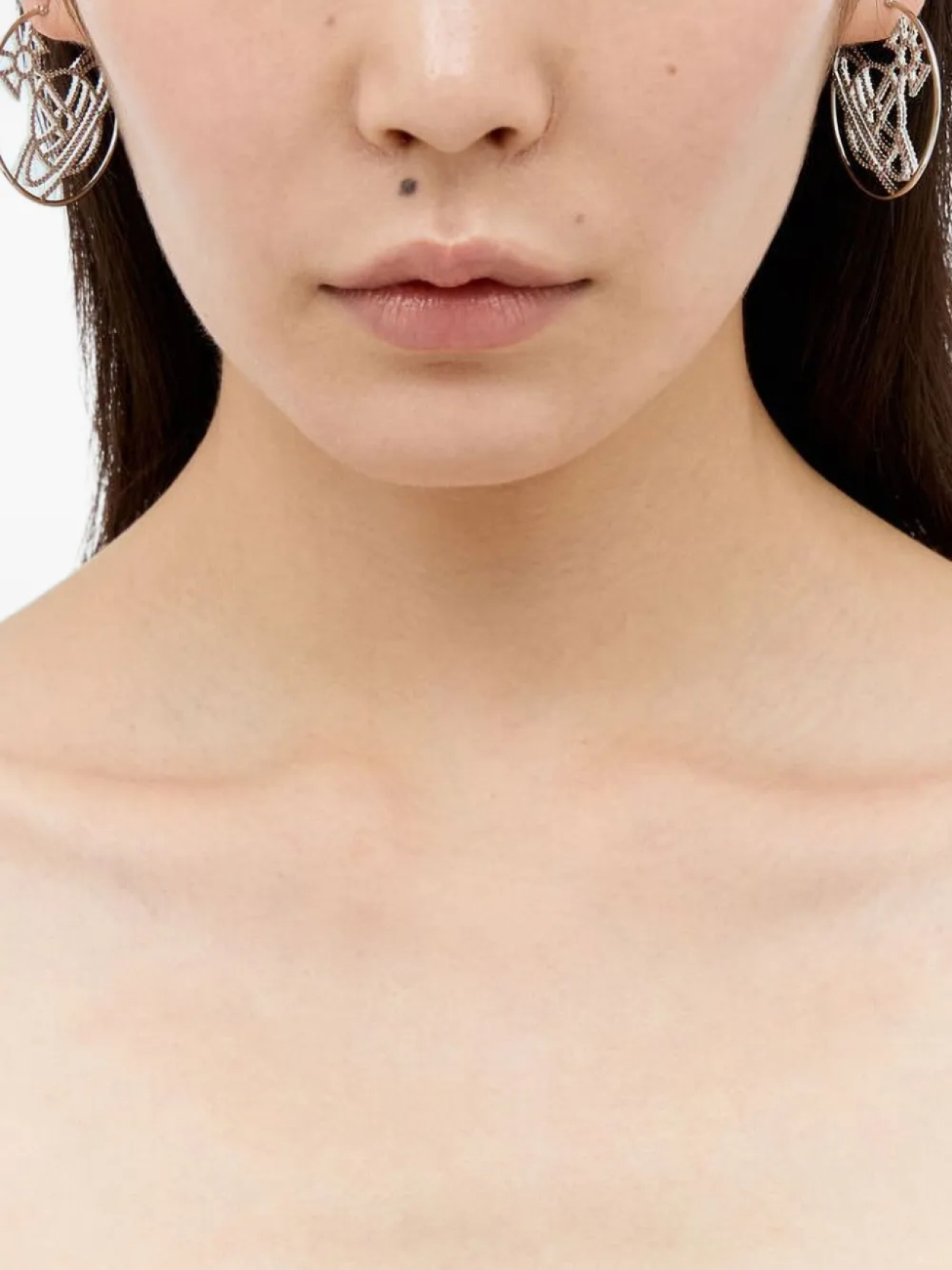

Vivienne Westwood серьги-кольца Eloisa, серебряный