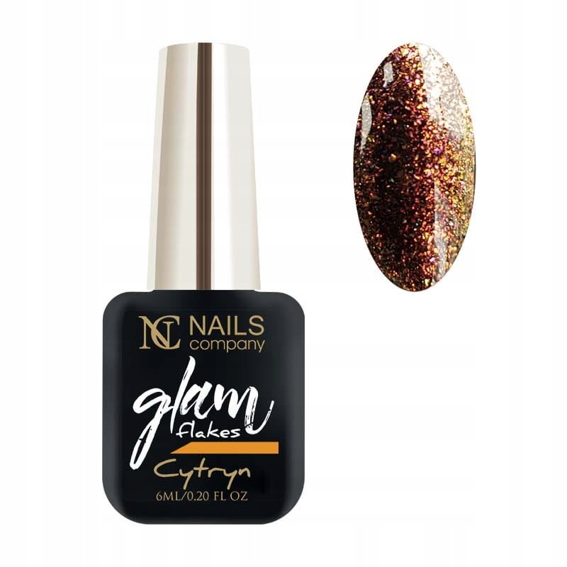 

Hybrid Nails NC Nails Glam Flakes Lemon 6 мл