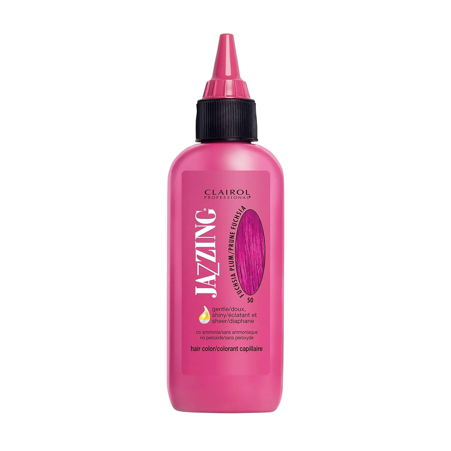 Полуперманентная краска для волос Clairol Professional Jazzing, придающая блеск и яркость волосам любой текстуры., No.050 Fuschia Plum