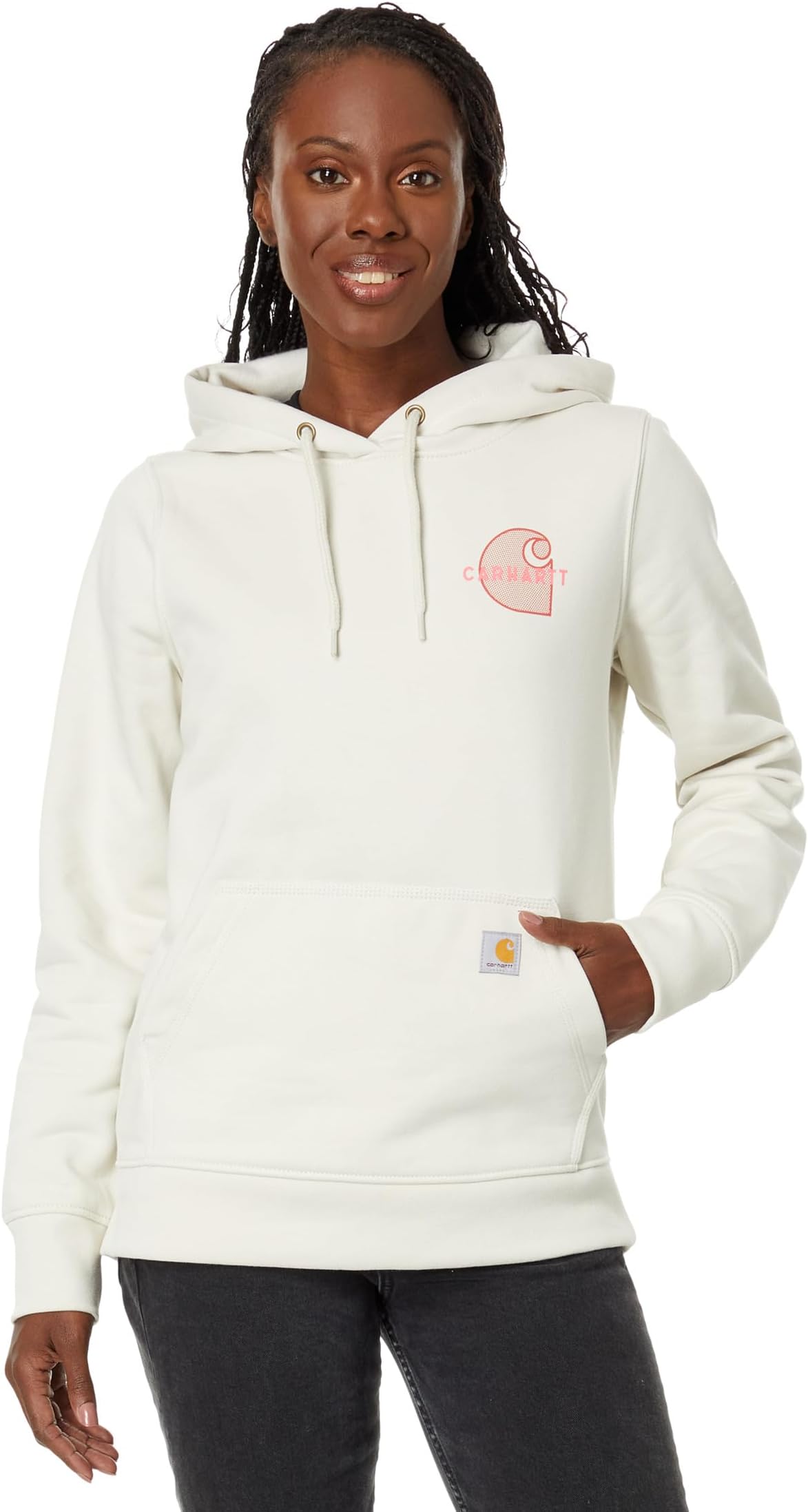 

Толстовка Carhartt Rain Defender Relaxed Fit Midweight Chest Graphic Sweatshirt, цвет Malt
