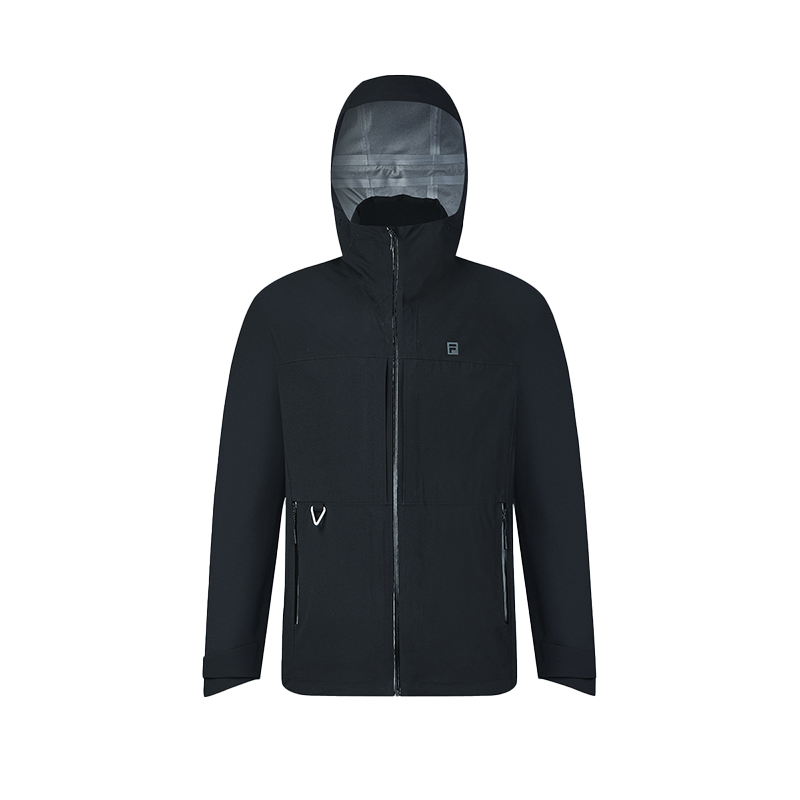 

FILA Мужская ветровка горная универсальная походная непромокаемая непродуваемая утеплённая, Pitch Black