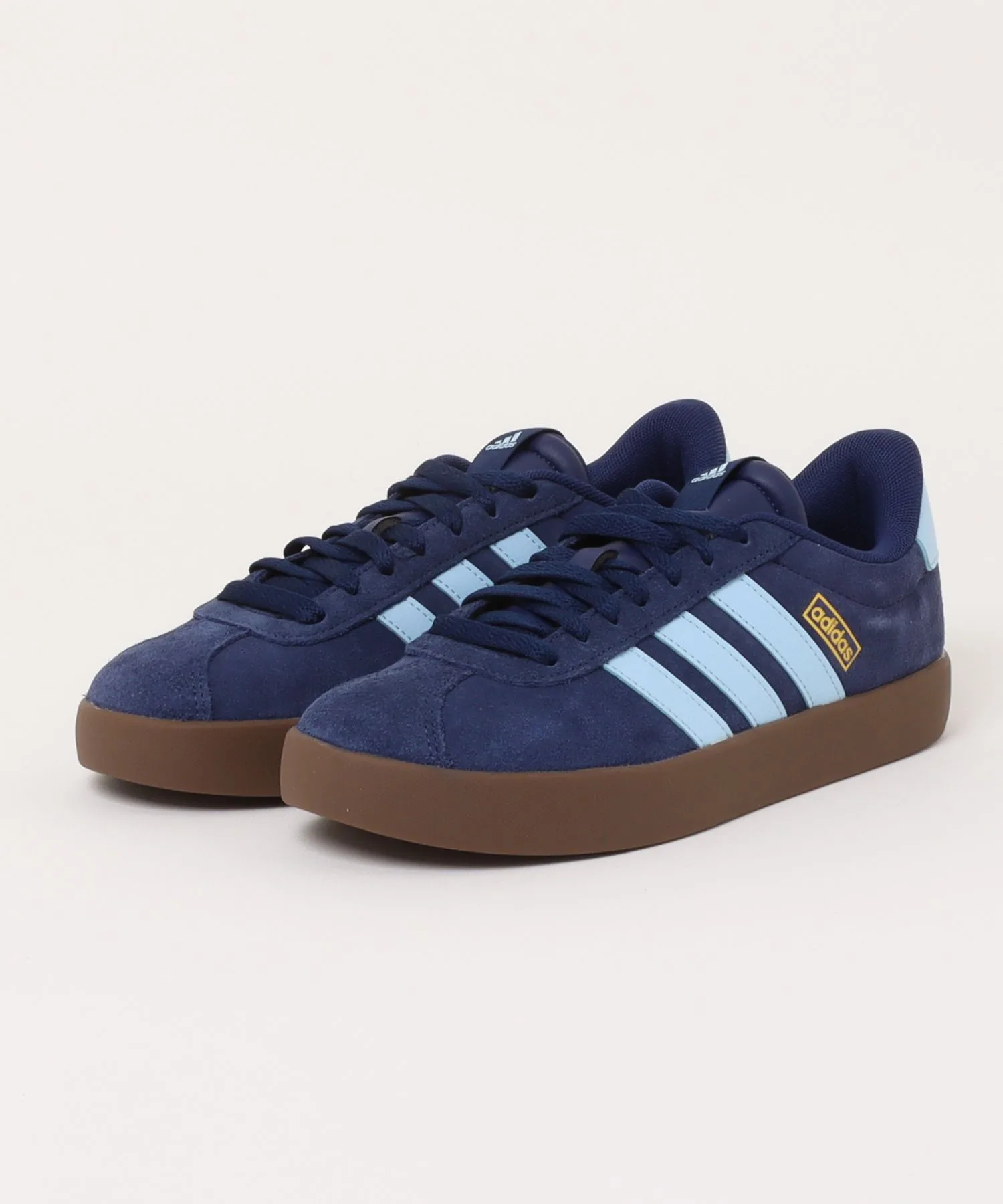 Мужские кроссовки из натуральной кожи VL COURT 3.0 U adidas синие