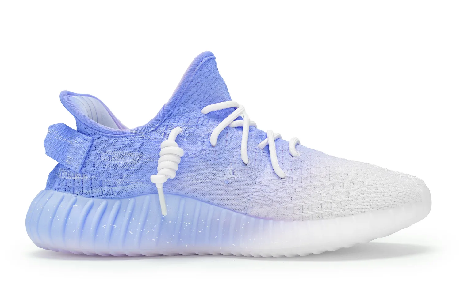 Adidas Originals Yeezy Boost 350 V2 Low top Casual Shoes Unisex White Blue — фото 4