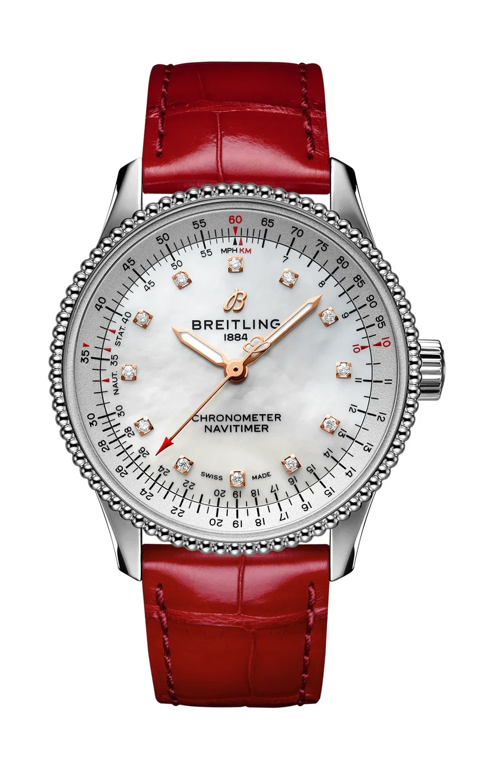 NAVITIMER AUTOMATIC 35 - A17395211A1P6 BREITLING, синий