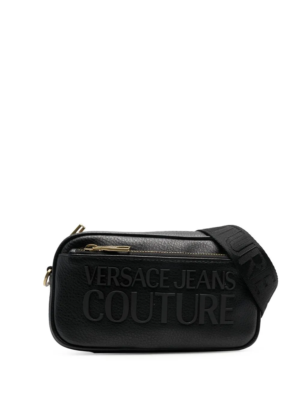 

Сумка-мессенджер с логотипом Versace Jeans Couture, черный