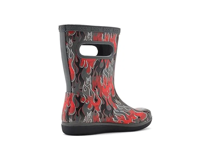 Ботинки Skipper II Fire Flame Bogs Kids, Dark Gray Multi — фото 4