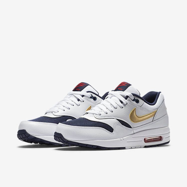 Кроссовки Nike Air Max 1 Essential 'Olympic', белый — фото 2
