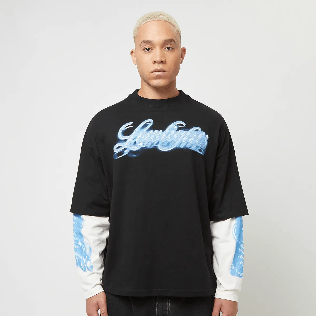 

Футболка Low Lights Studios Glazed Longsleeve T-Shirt, черный