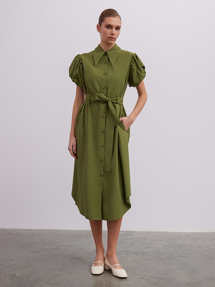 

Длинное платье BGN, зеленый