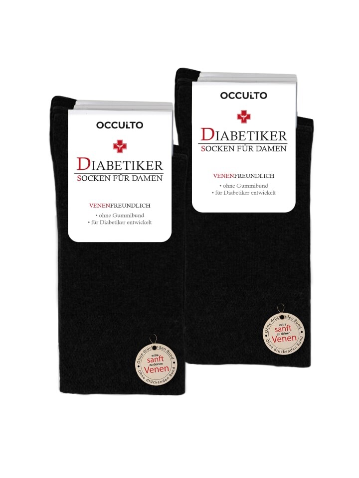 

Носки Occulto 10er Pack Diabetiker Julia, черный