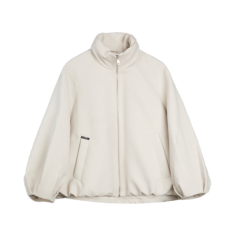 

ELLE Пуховик женский Khaki с воротником стойкой утепленный