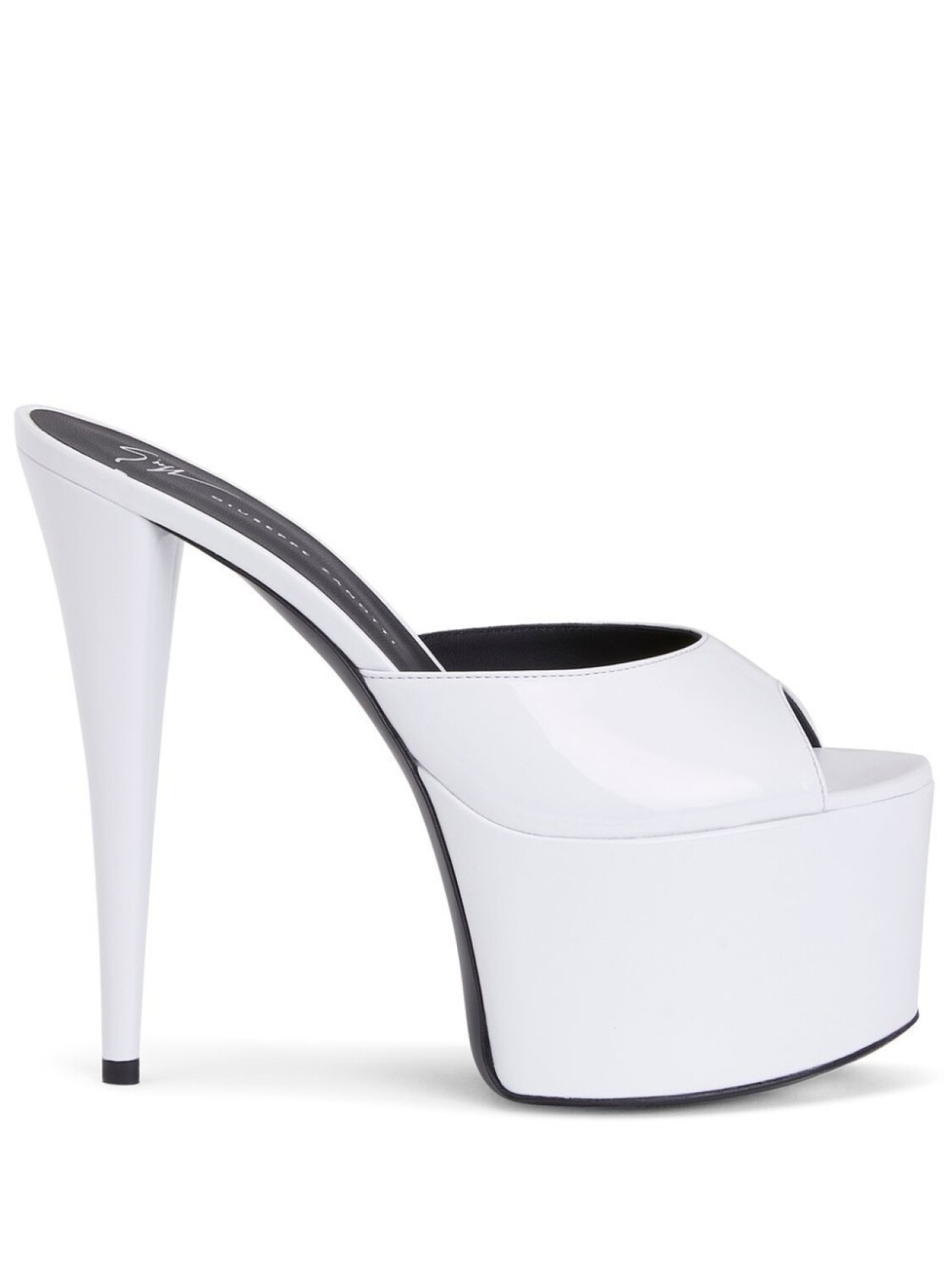 

Giuseppe Zanotti босоножки на платформе с открытыми носком, белый