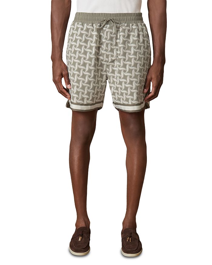 

Вышитые шорты с кулиской, длина 7.3" REISS, зеленый