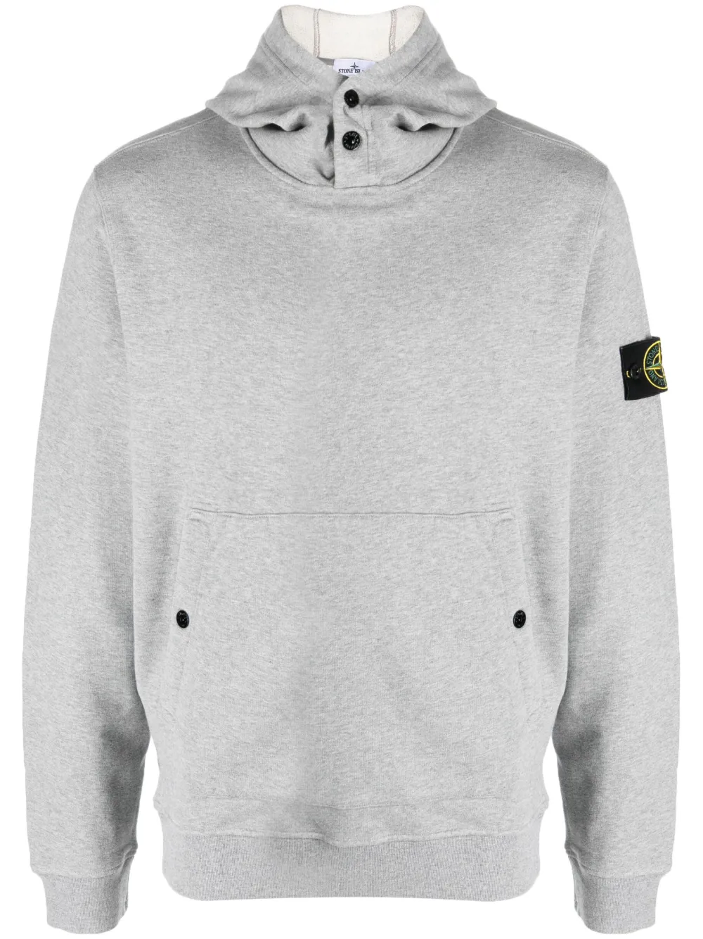 

Худи с логотипом Compass Stone Island, серый