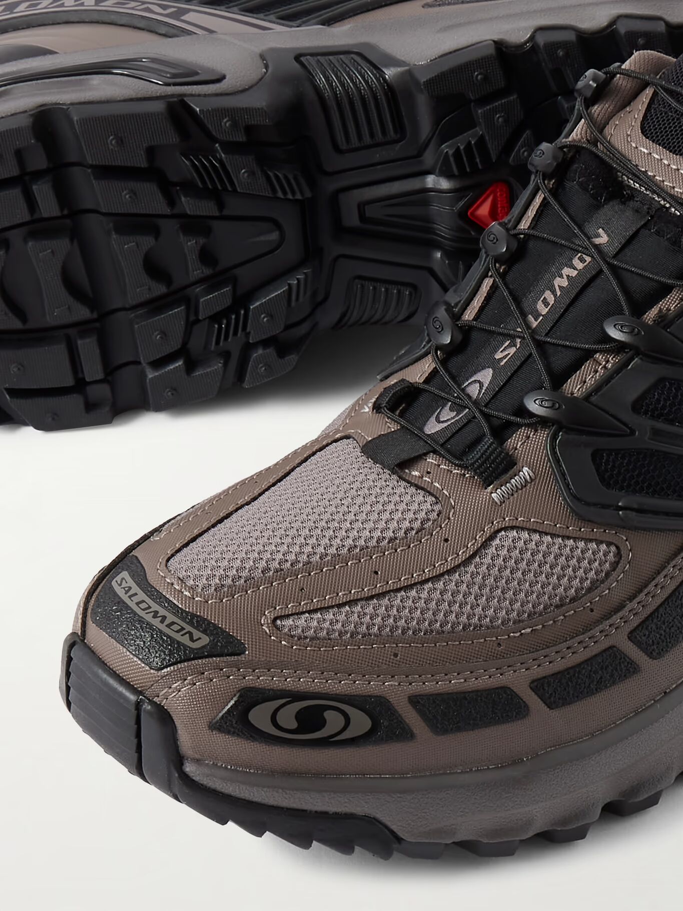 

Кроссовки ACS Pro GTX с резиновой отделкой GORE-TEX Mesh SALOMON, коричневый