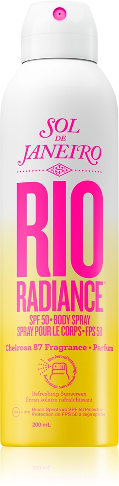 

Освежающий увлажняющий спрей Rio Radiance SPF 50 для защиты кожи Sol De Janeiro, spf 50 200 мл