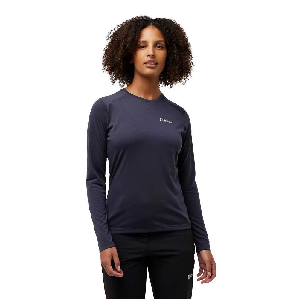 

Футболка Jack Wolfskin Vonnan long sleeve, серый
