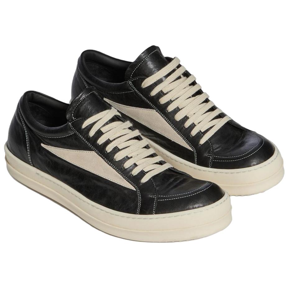 RICK OWENS Кроссовки для скейтбординга RO 26 Spring Summer Low top мужские черные — фото 4