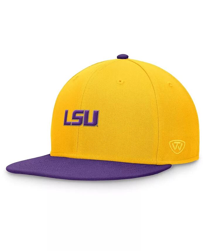 

Мужская двухцветная кепка LSU Tigers Rally золотисто-фиолетового цвета Top of the World