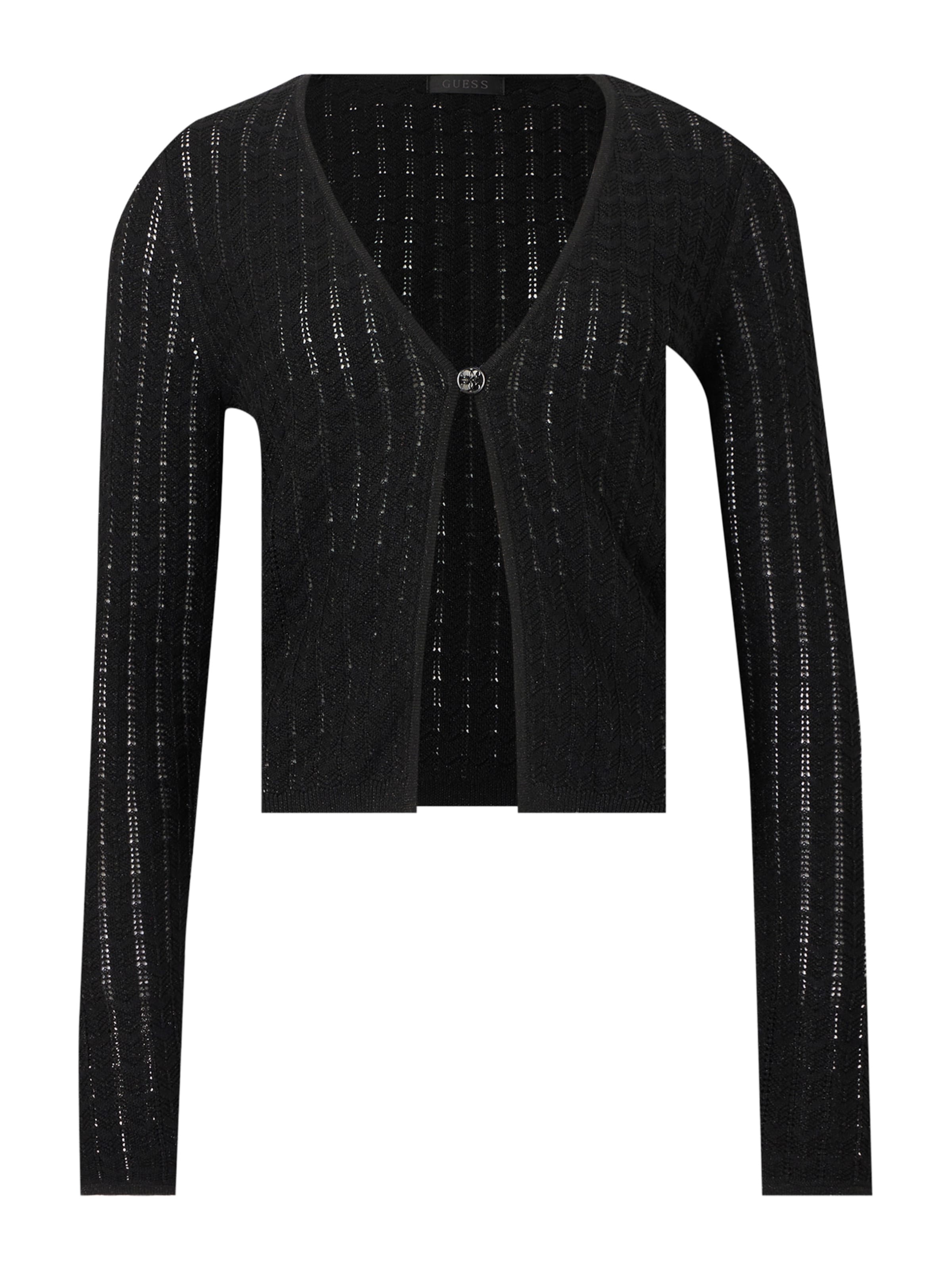 

GUESS Вязаный кардиган 'ROSALYN' в черном цвете