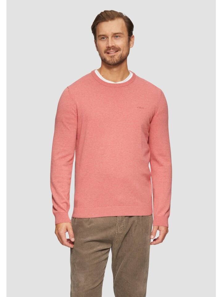 

Пуловер s.Oliver Strickpullover langarm, розовый