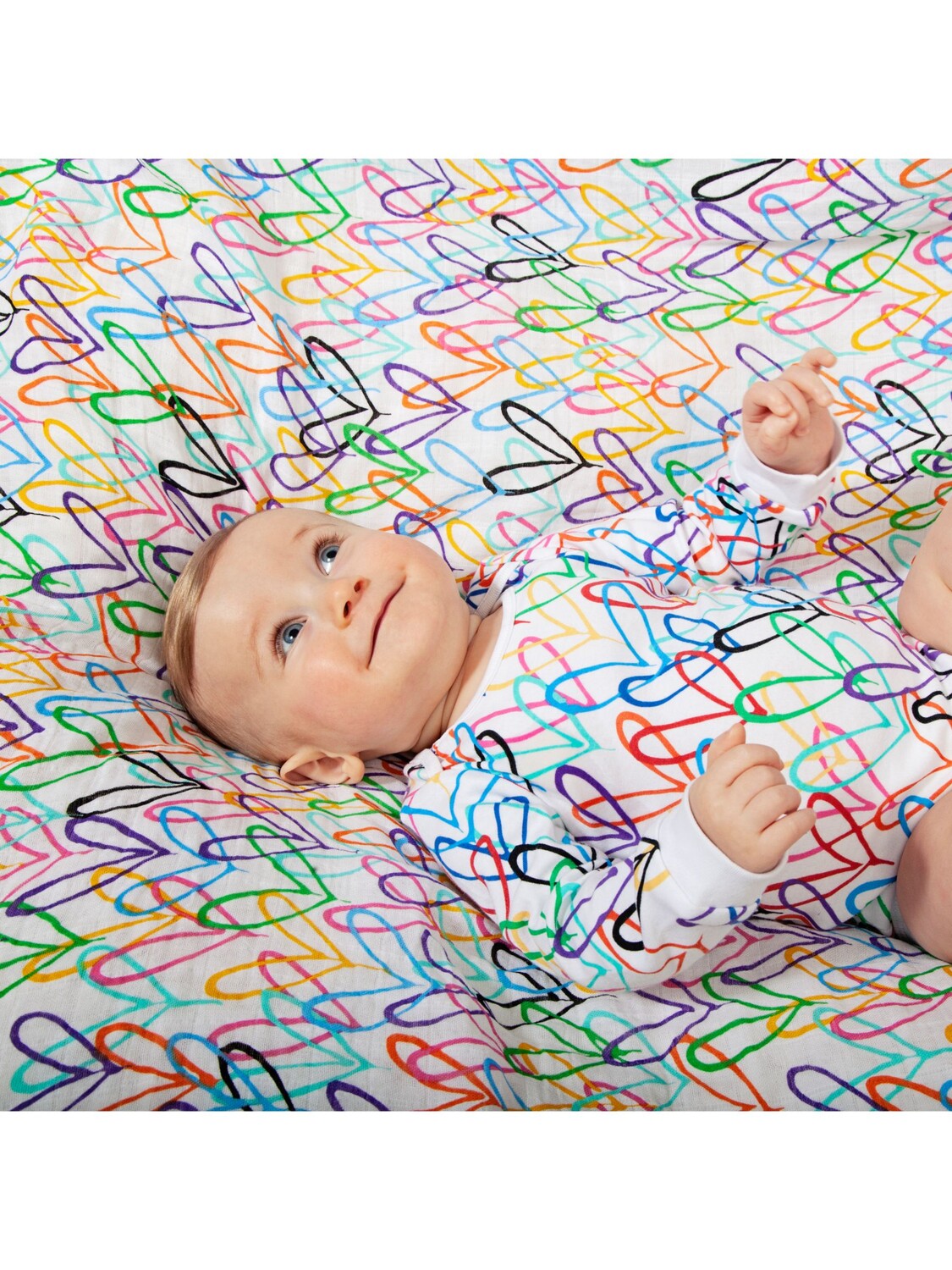 Подарочный набор боди From Babies with Love Baby #Lovewall, нейтральный цвет — фото 4