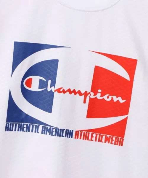 Детская футболка Champion с коротким рукавом и логотипом — фото 4