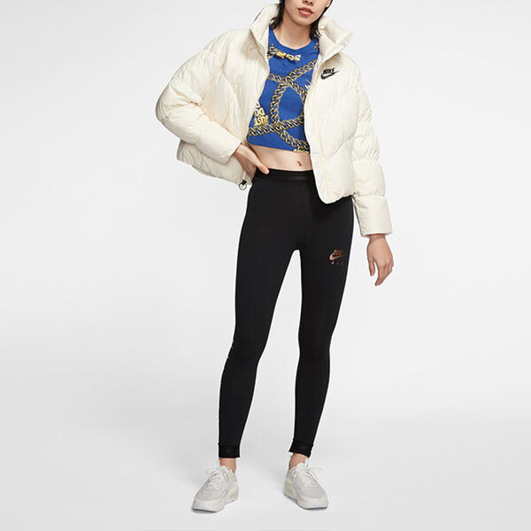 Пуховик Nike Sportswear Windpuffer Therma-FIT Loose, белый — фото 4
