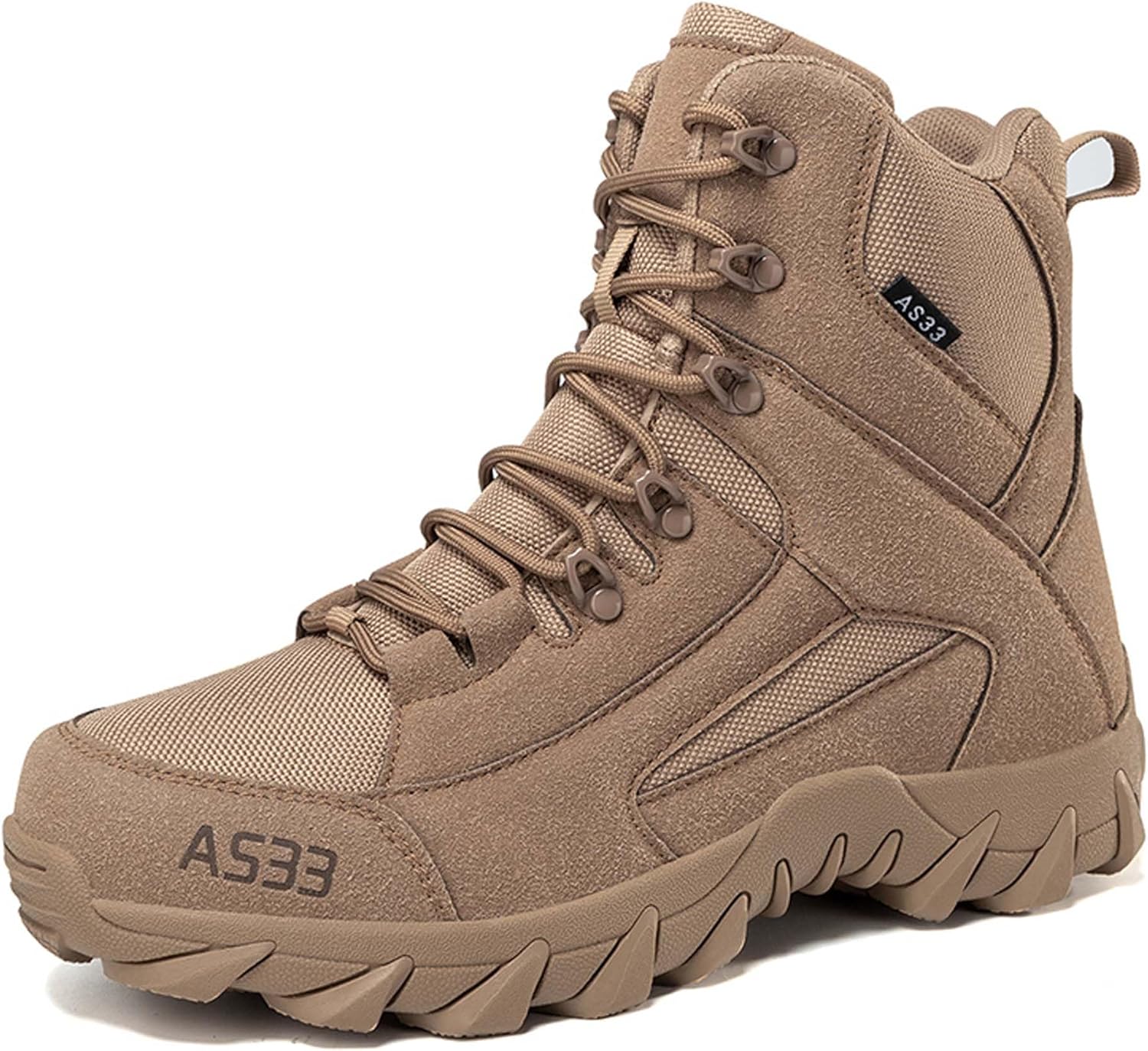 

Мужские военные тактические ботинки большого размера для активного отдыха, походов, бездорожья, боевой подготовки, джунглей и пустыни, водонепроницаемые спортивные ботинки для альпинизма и походов с рюкзаком Generic, коричневый