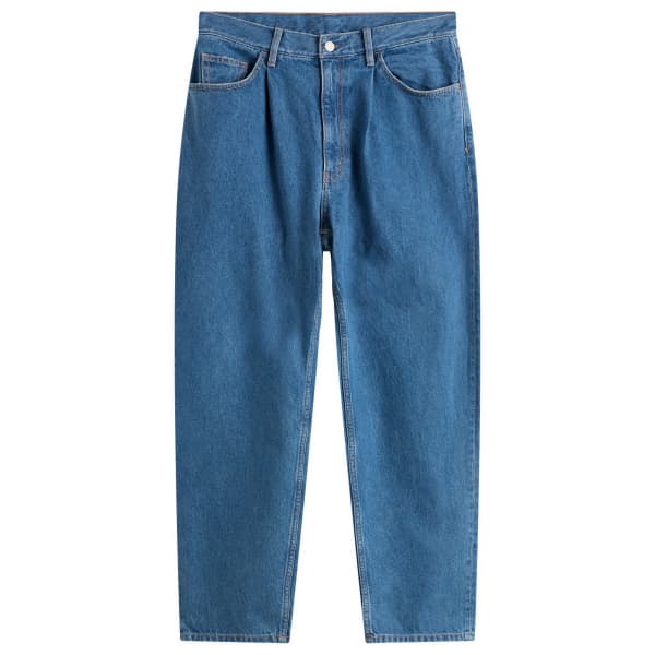 

Широкие зауженные джинсы Beams, used индиго