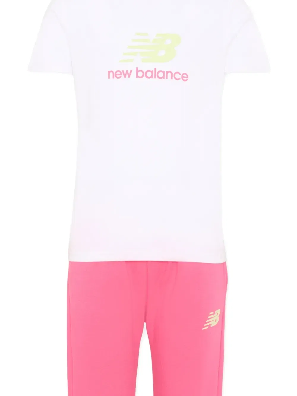 Спортивный костюм с логотипом New Balance Kids, розовый — фото 3