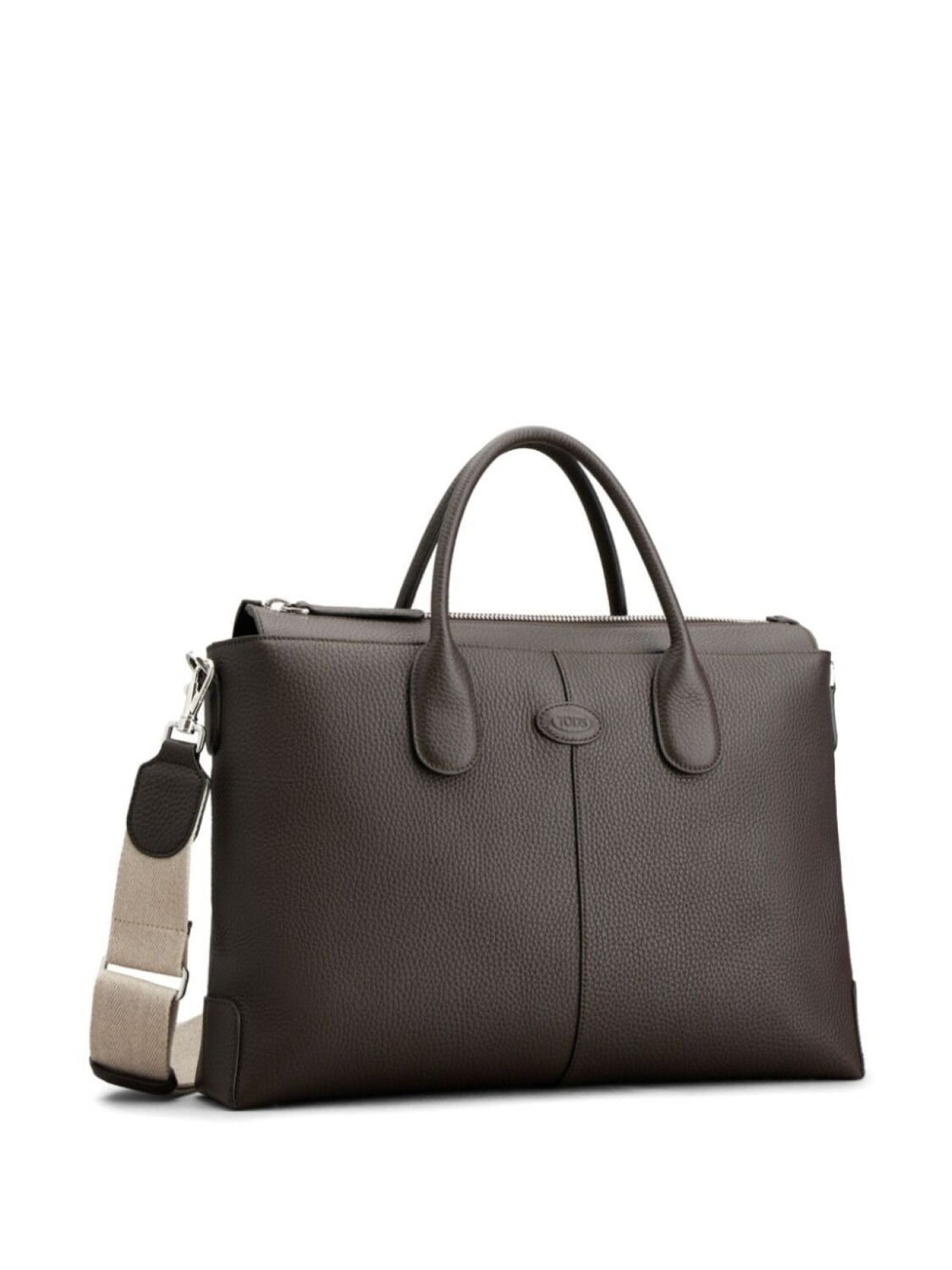 

Tod's портфель Di с логотипом, коричневый