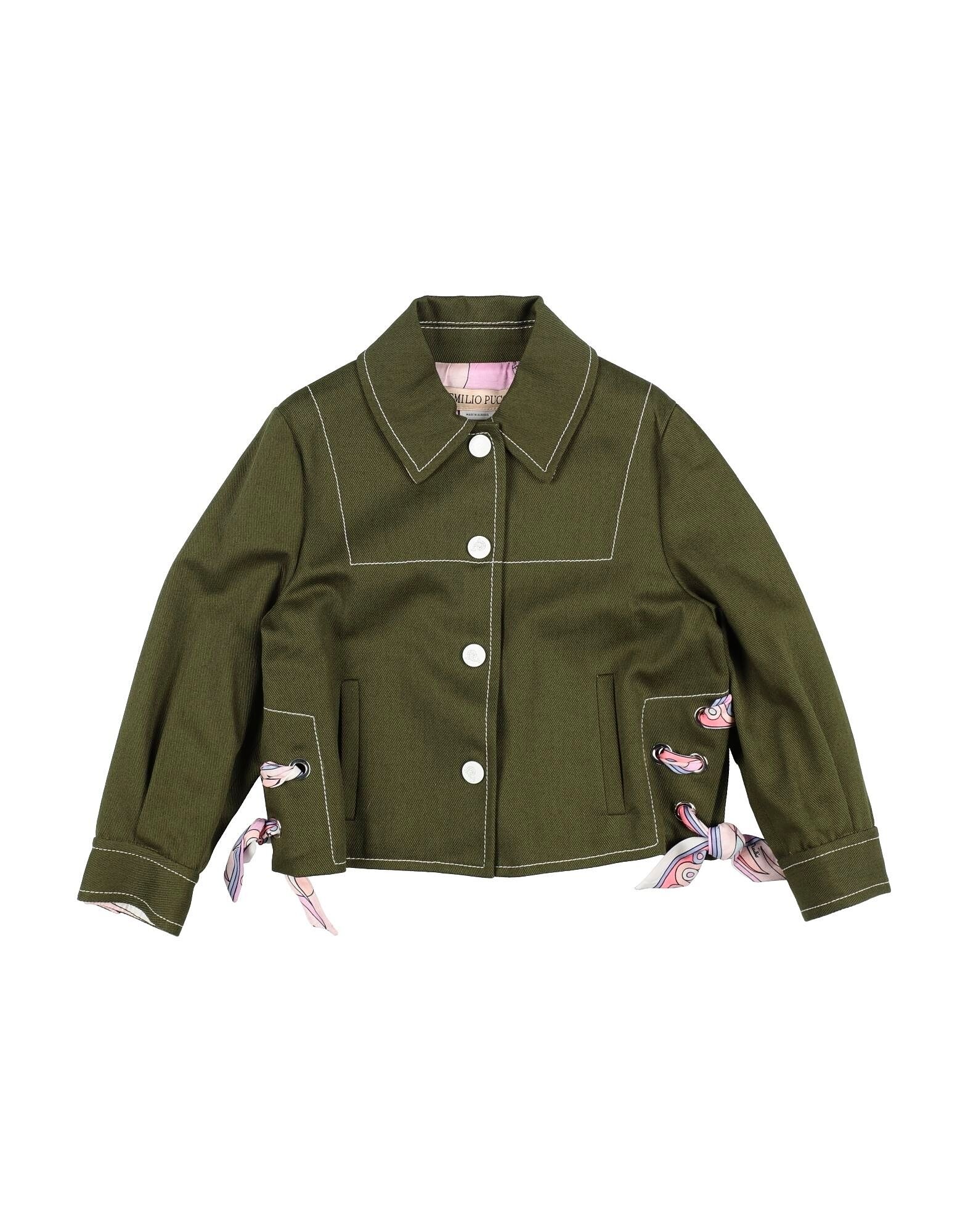 

Джинсовая куртка для девочек Pucci, зеленый