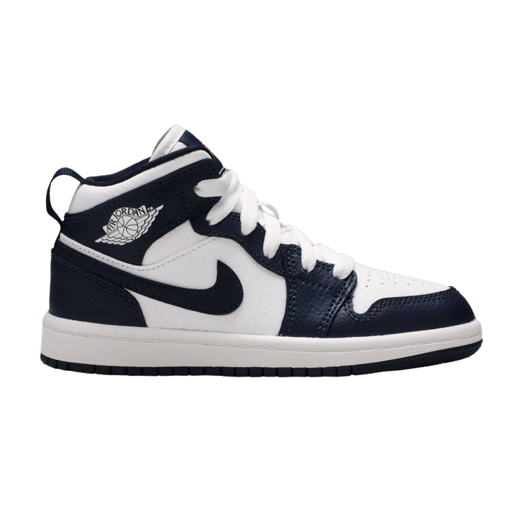 

Кроссовки Air Jordan Air Jordan 1 Mid PS 'Obsidian', белый