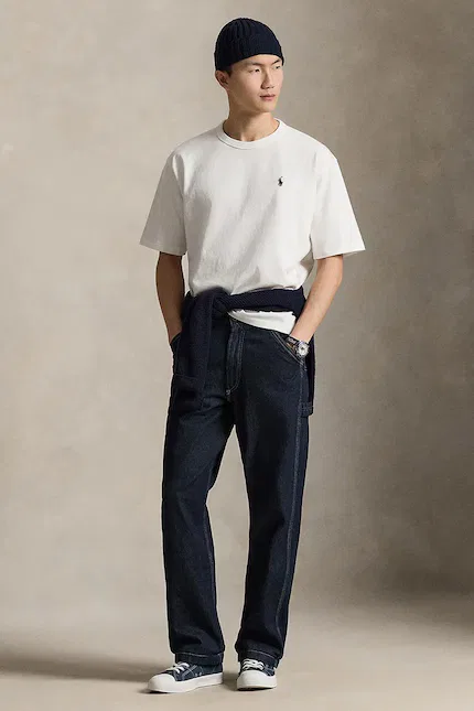 Футболка оверсайз Polo Ralph Lauren, белый — фото 3