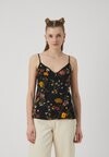 

Топ VMEASY SINGLET V NECK Vero Moda, черный