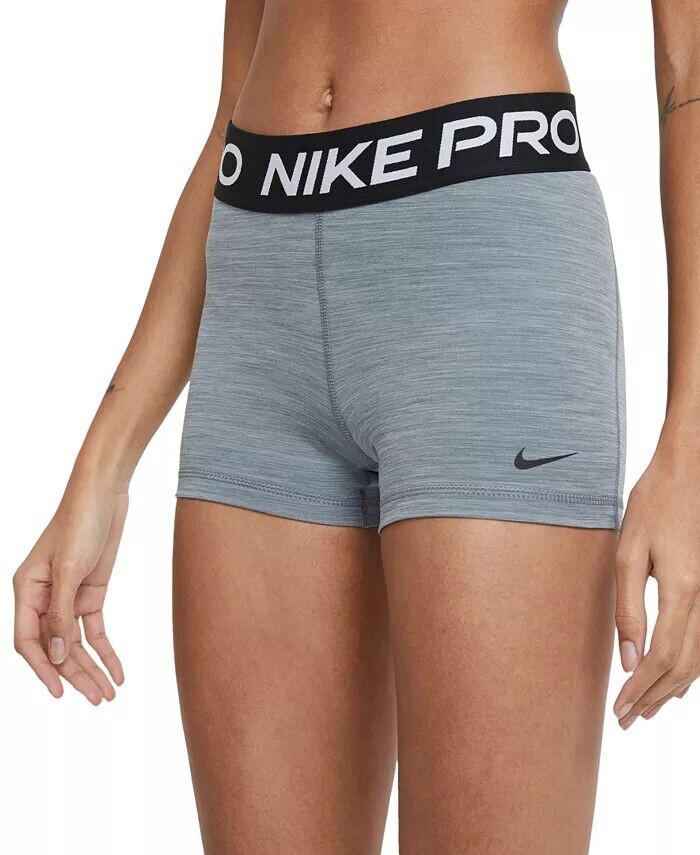 

Профессиональные женские шорты шириной 3 дюйма Nike, серый