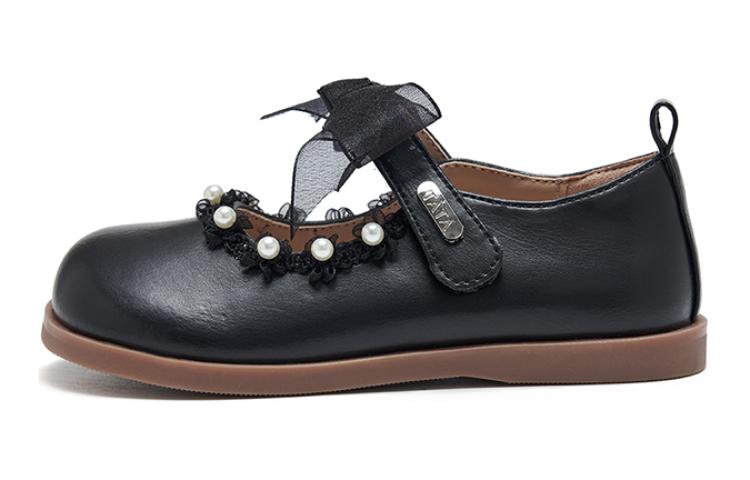 

Детские дышащие кожаные низкие кеды Kids' TATA, черный