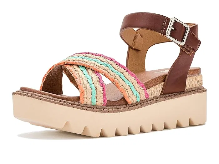 Босоножки на каблуке Zhella Mia Kids, Cognac Multi — фото 2