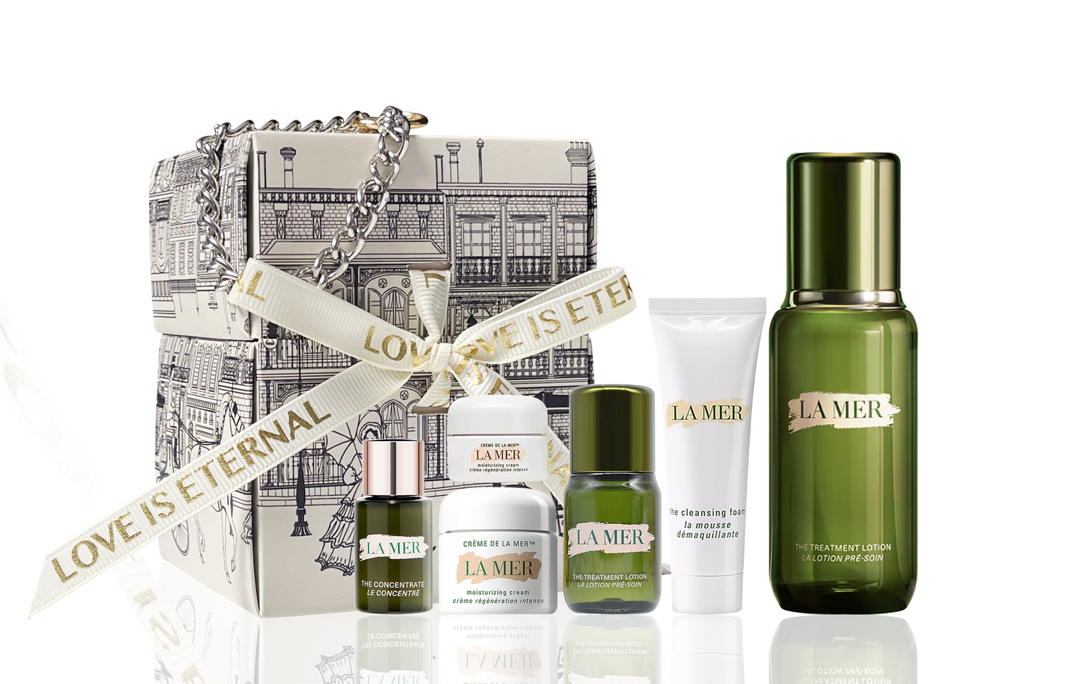 Набор для ухода за кожей La Mer: эссенция Essence of The Sea, 150 мл + набор Luxury Goddess Black Angel Supreme, 8 предметов — фото 4