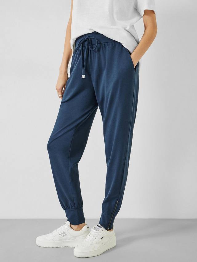 

Укороченные спортивные брюки Aimie с манжетами HUSH, Dark Navy