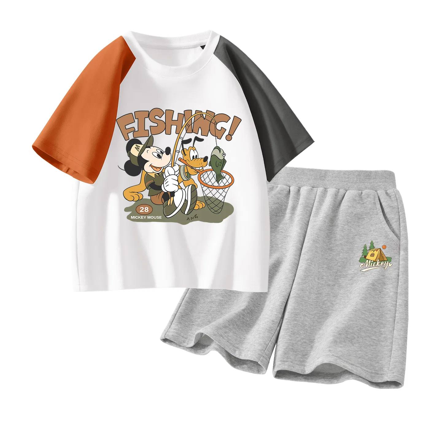 Спортивный костюм для детей Disney Di Fishing Orange Gray+Di Tent K Gray