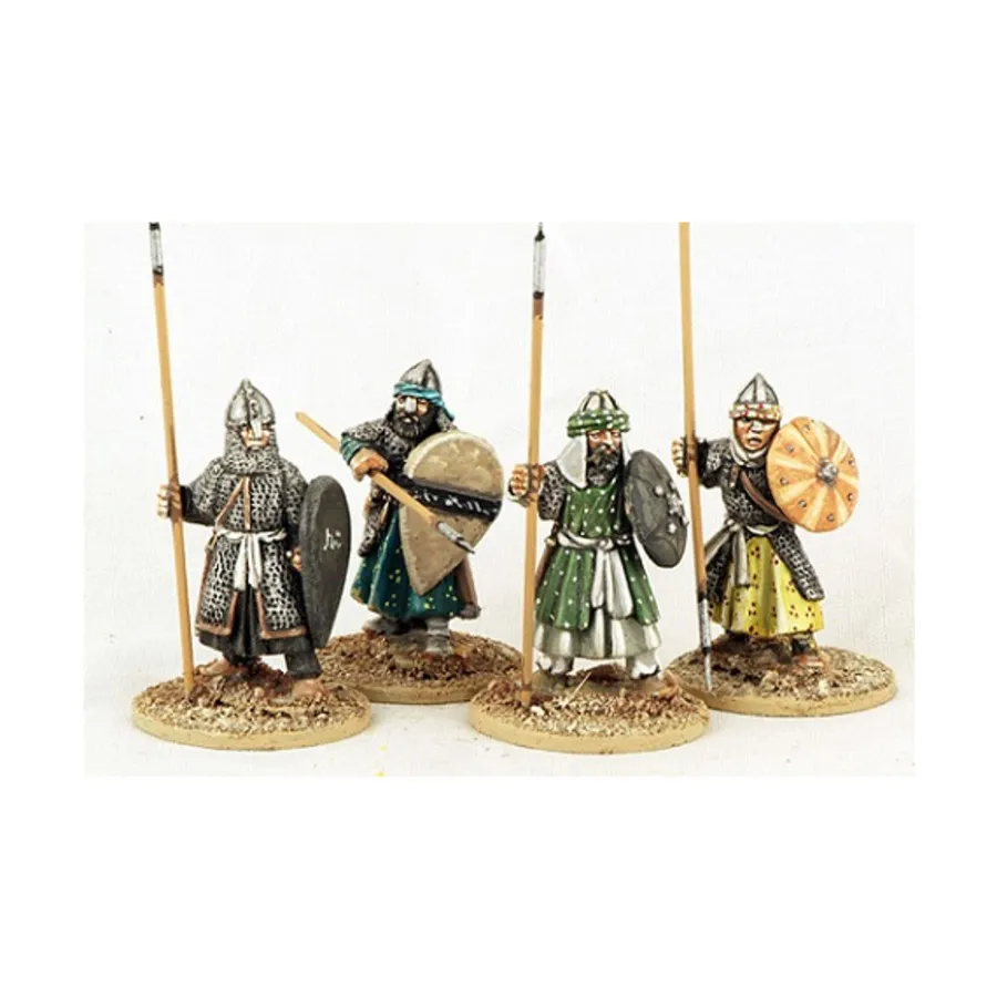 

Андалузские копейщики в доспехах, Gripping Beast Miniatures - The Moors (28mm)