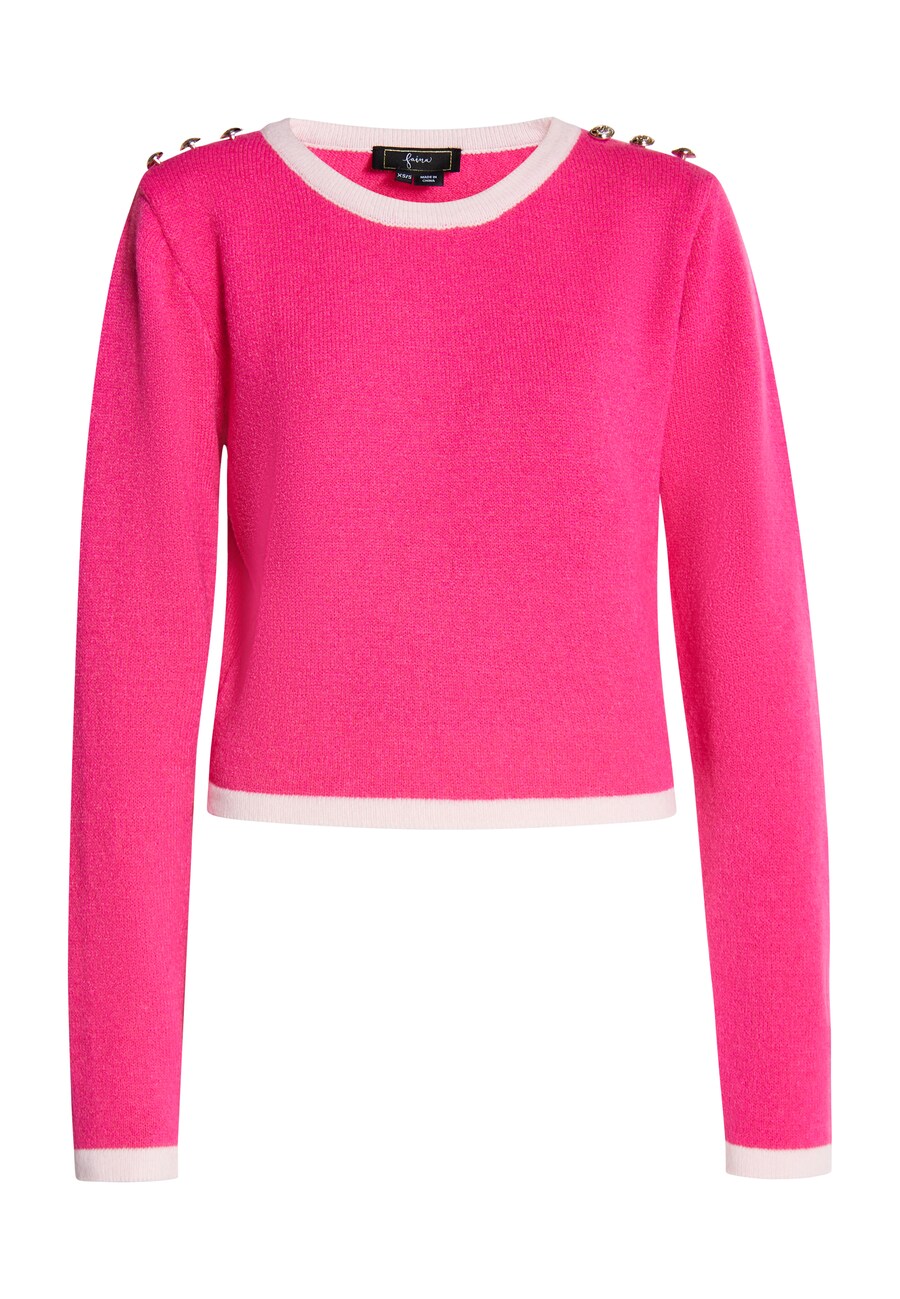 

Тонкий вязаный свитер faina Sweater Paino, розовый