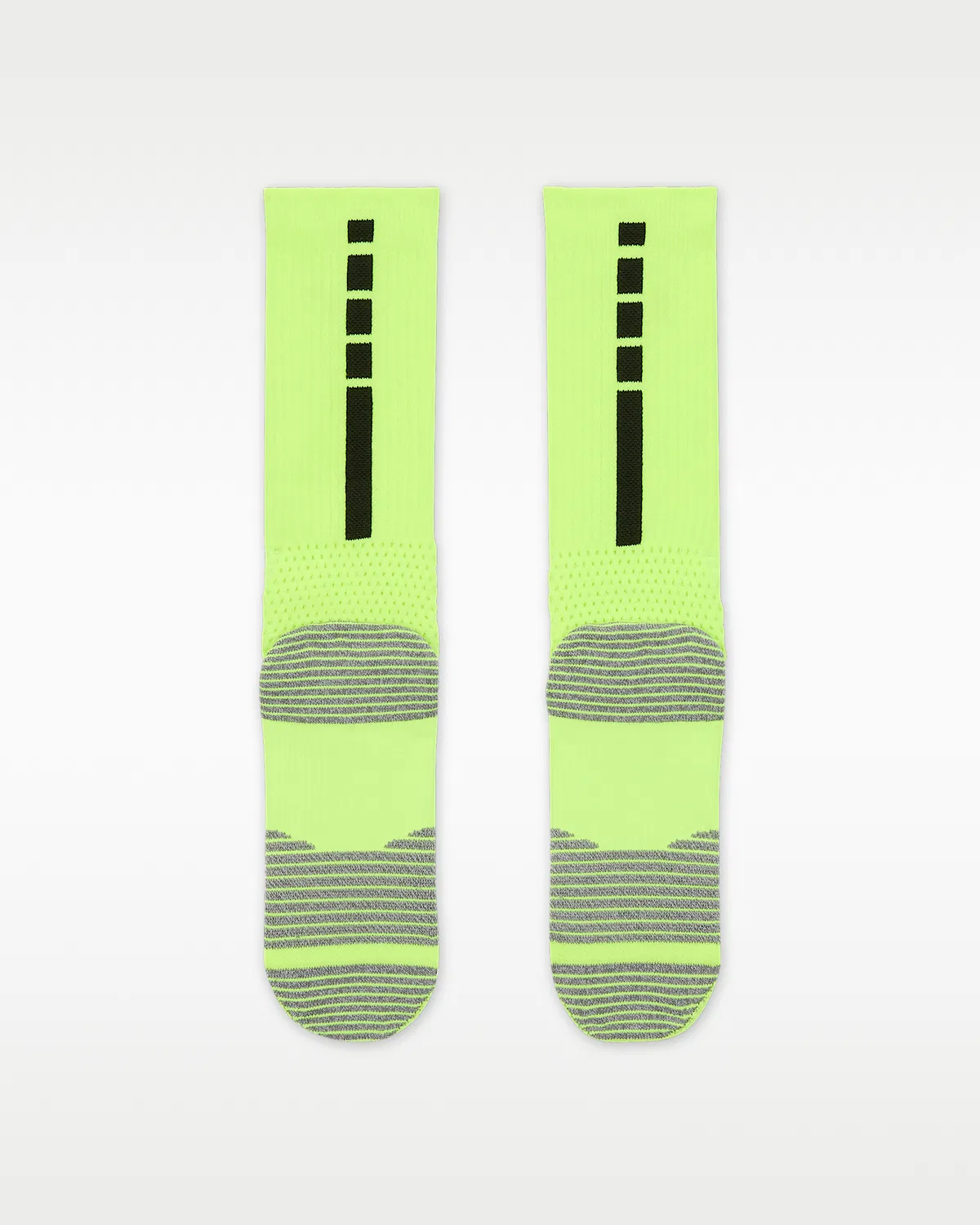 Носки Nike Elite 2.0 с амортизацией (1 пара), Volt/Wolf Grey/Smoke Grey/Black — фото 3