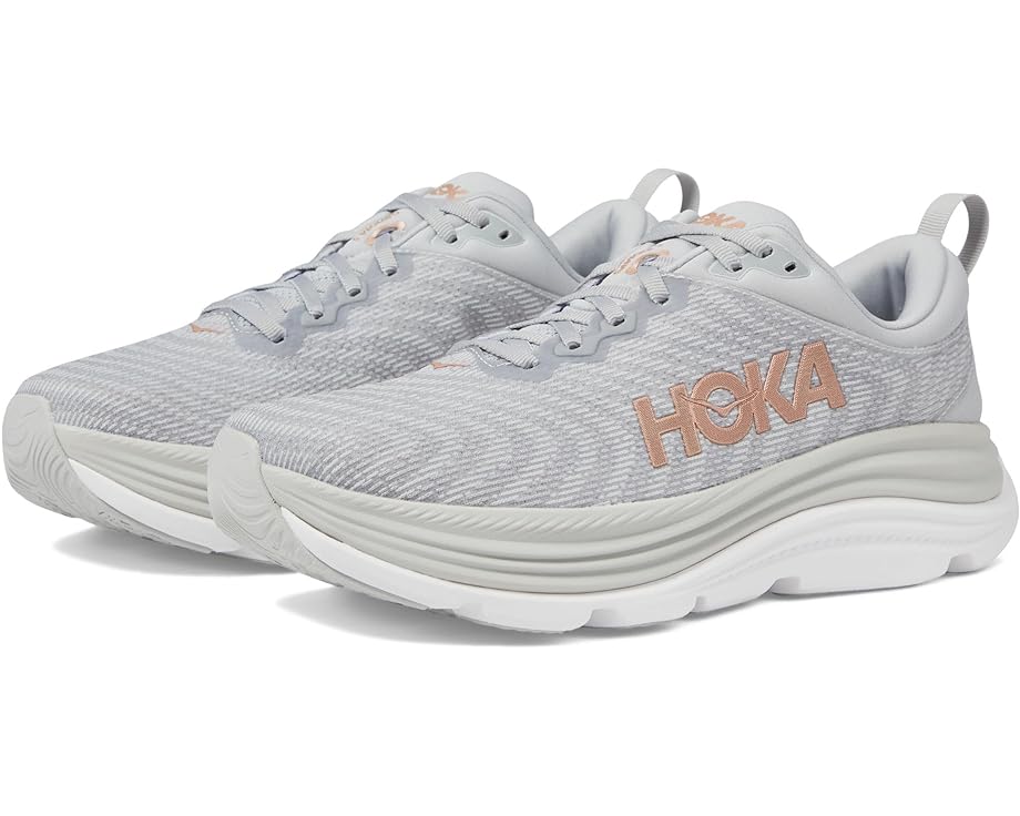 

Кроссовки Hoka Gaviota 5, цвет Harbor Mist/Rose Gold